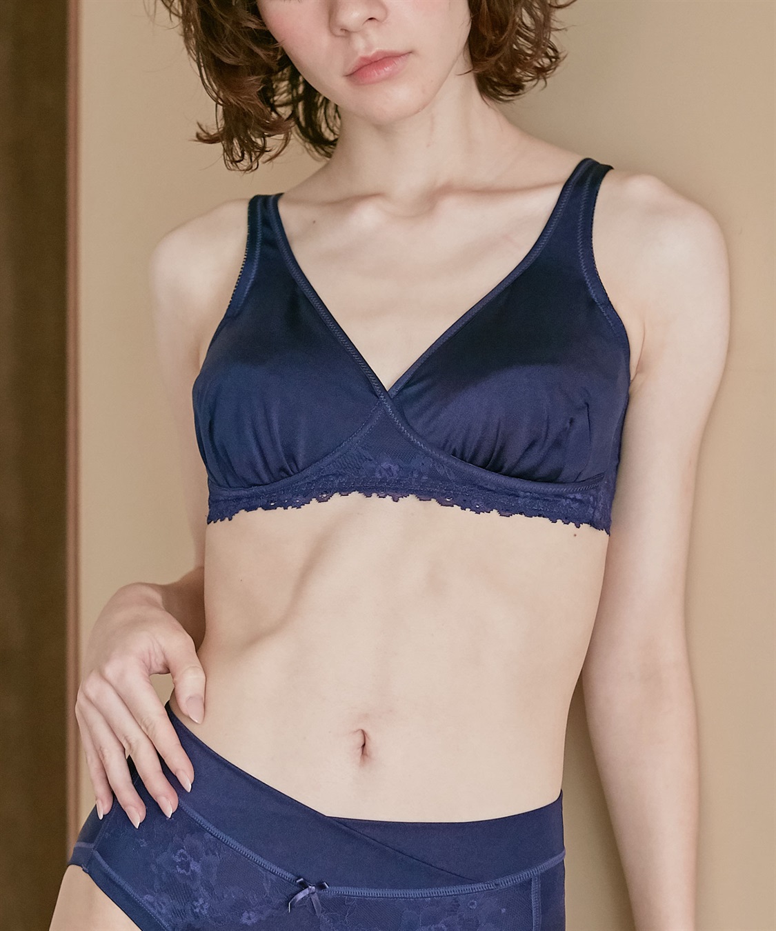 Rosemadame 【美妊婦】マタニティ授乳ブラ　ハーフトップ〔ノンワイヤー、クロスオープンタイプ〕（マタニティ/授乳服）入院準備 出産準備 産前 産後_sub_12