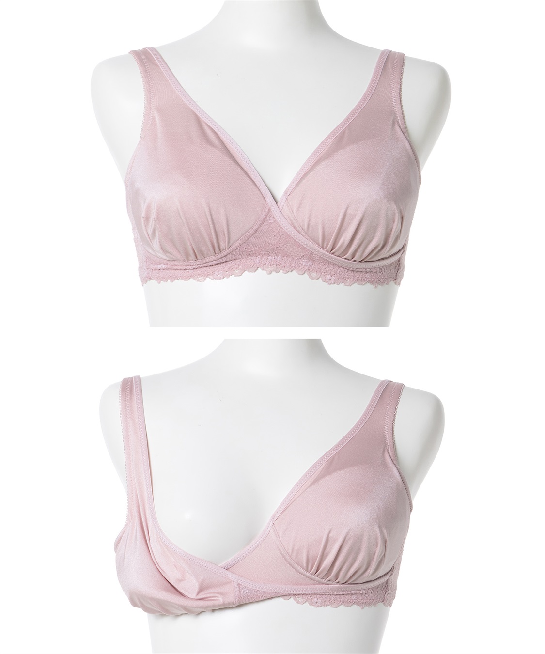 Rosemadame 【美妊婦】マタニティ授乳ブラ　ハーフトップ〔ノンワイヤー、クロスオープンタイプ〕（マタニティ/授乳服）入院準備 出産準備 産前 産後_sub_25