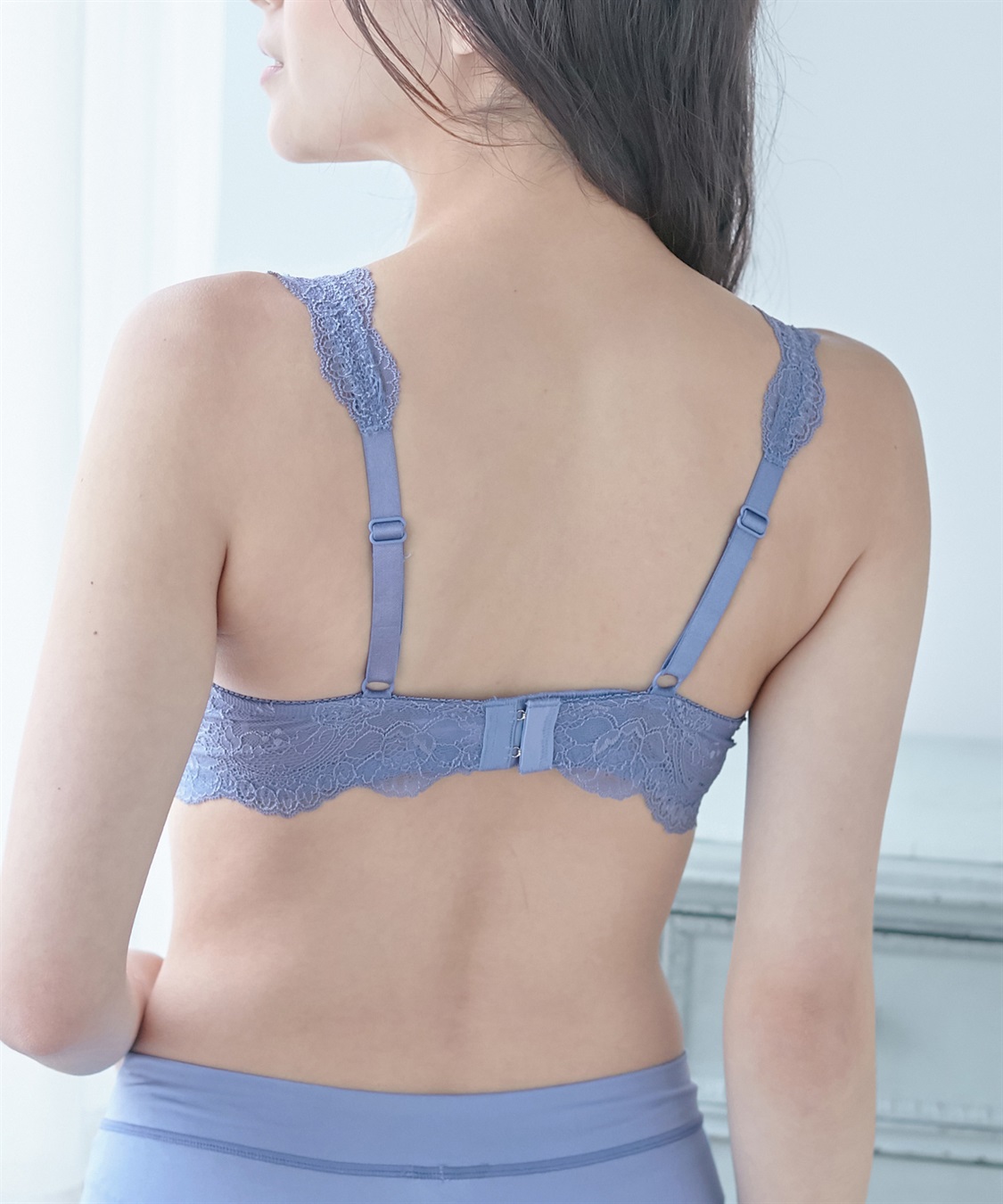 Rosemadame ストレッチレース即授乳ブラジャー　妊婦　産前産後妊婦　出産準備　マタニティ　産前産後　授乳ブラ　マタニティブラ　キレイめレース　クロスオープン　脇流れ防止　前ホック　モールドカップ　4段階ホック　授乳_sub_15