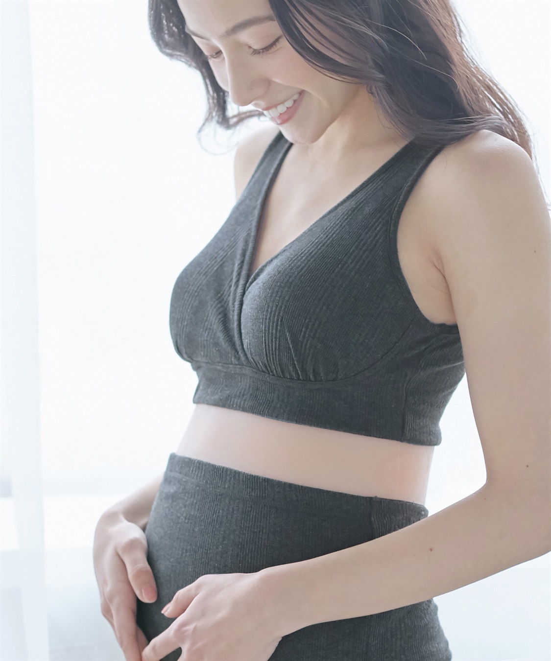 Rosemadame ランダムリブ美メイク授乳ブラ ナイトブラ 産前 産後 授乳 マタニティ ブラジャー_sub_4