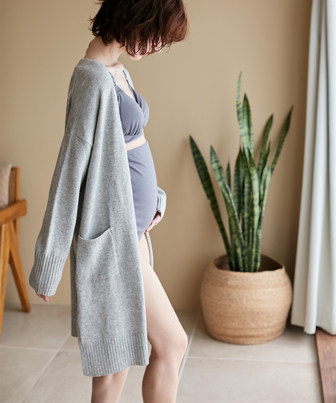 Rosemadame リブレース腹巻マタニティショーツ（抗菌防臭加工）（マタニティ/授乳服）入院準備 出産準備 産前 産後_sub_14