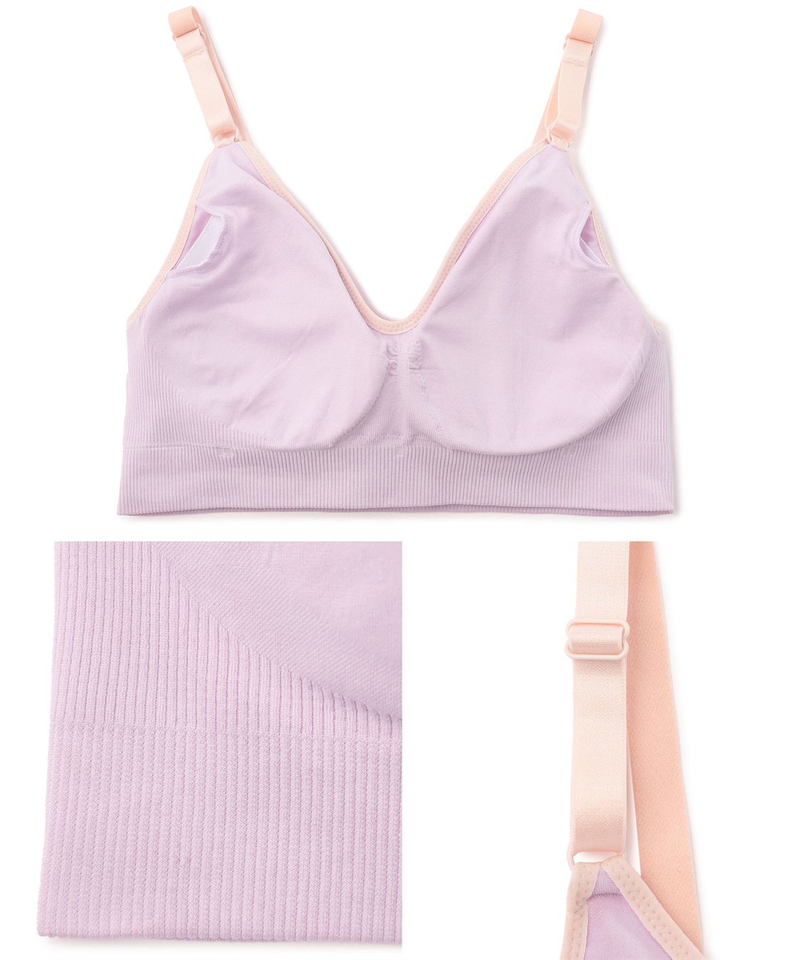 Rosemadame ぐーんと伸びてストレスフリー シームレス成型編マタニティ&授乳ブラ_sub_23