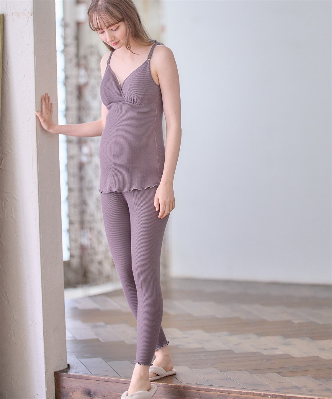 Rosemadame ベアリブカシュクール授乳キャミソール（マタニティ/授乳服）入院準備 出産準備 産前 産後_sub_15