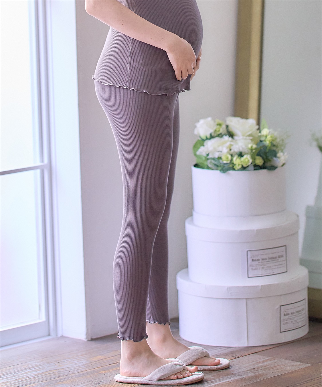 Rosemadame メロウデザイン ベアリブレギンス（マタニティ）妊婦服 産前・産後対応_sub_14