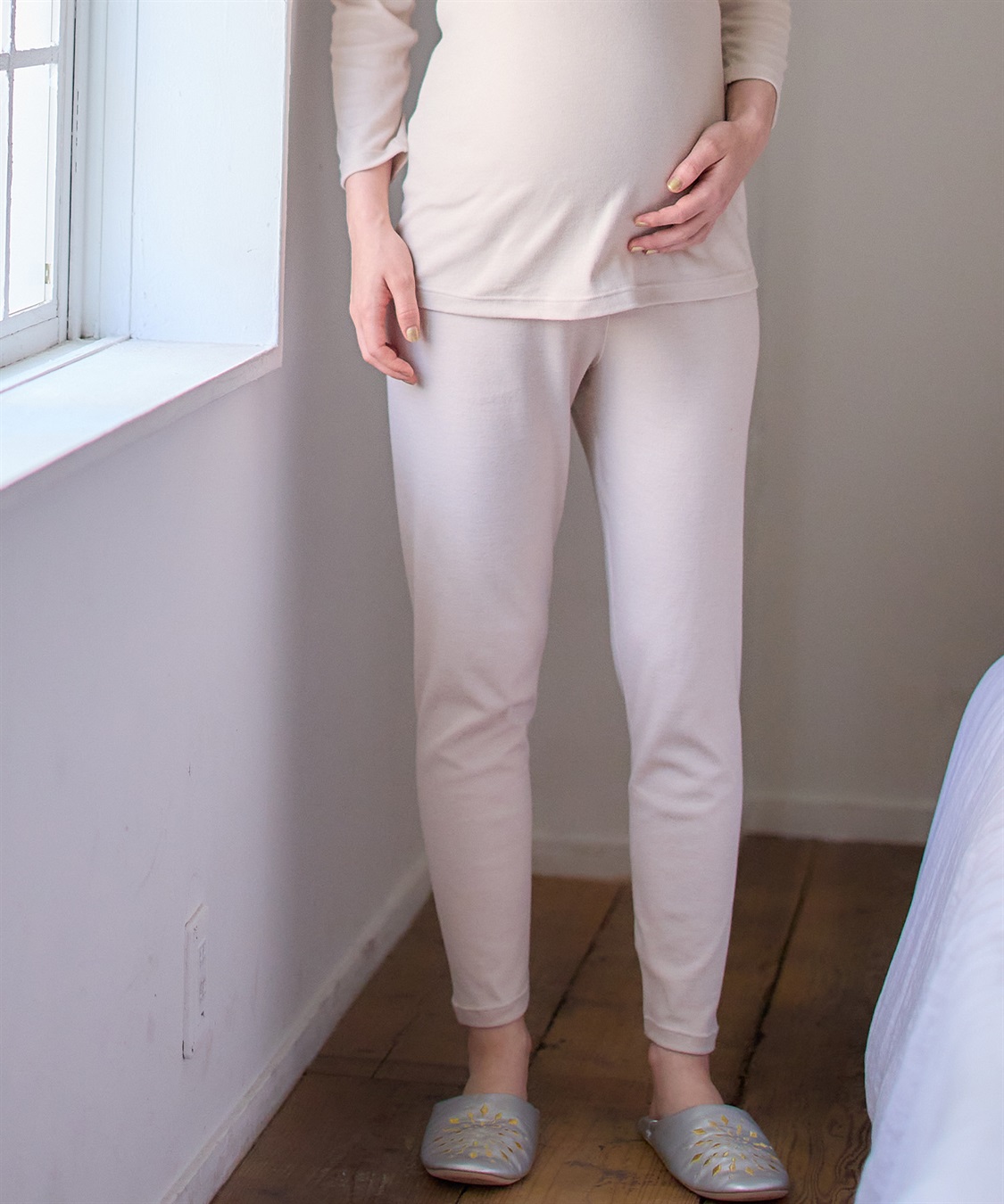 Rosemadame 裏微起毛スムースレギンス（マタニティ）妊婦服 産前・産後対応_sub_10