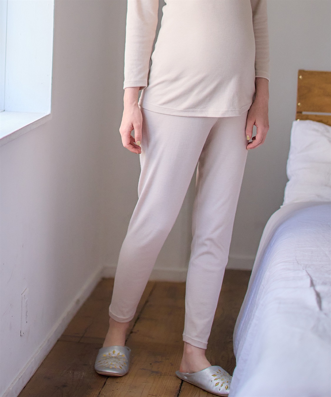 Rosemadame 裏微起毛スムースレギンス（マタニティ）妊婦服 産前・産後対応_sub_11