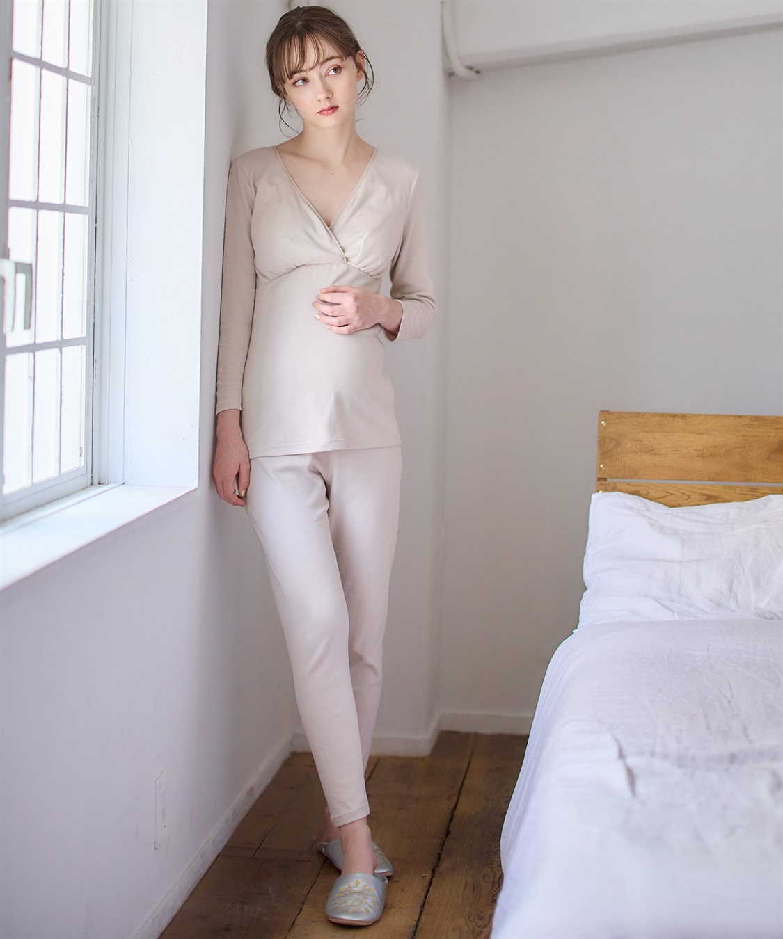 Rosemadame 裏微起毛スムースレギンス（マタニティ）妊婦服 産前・産後対応_sub_21