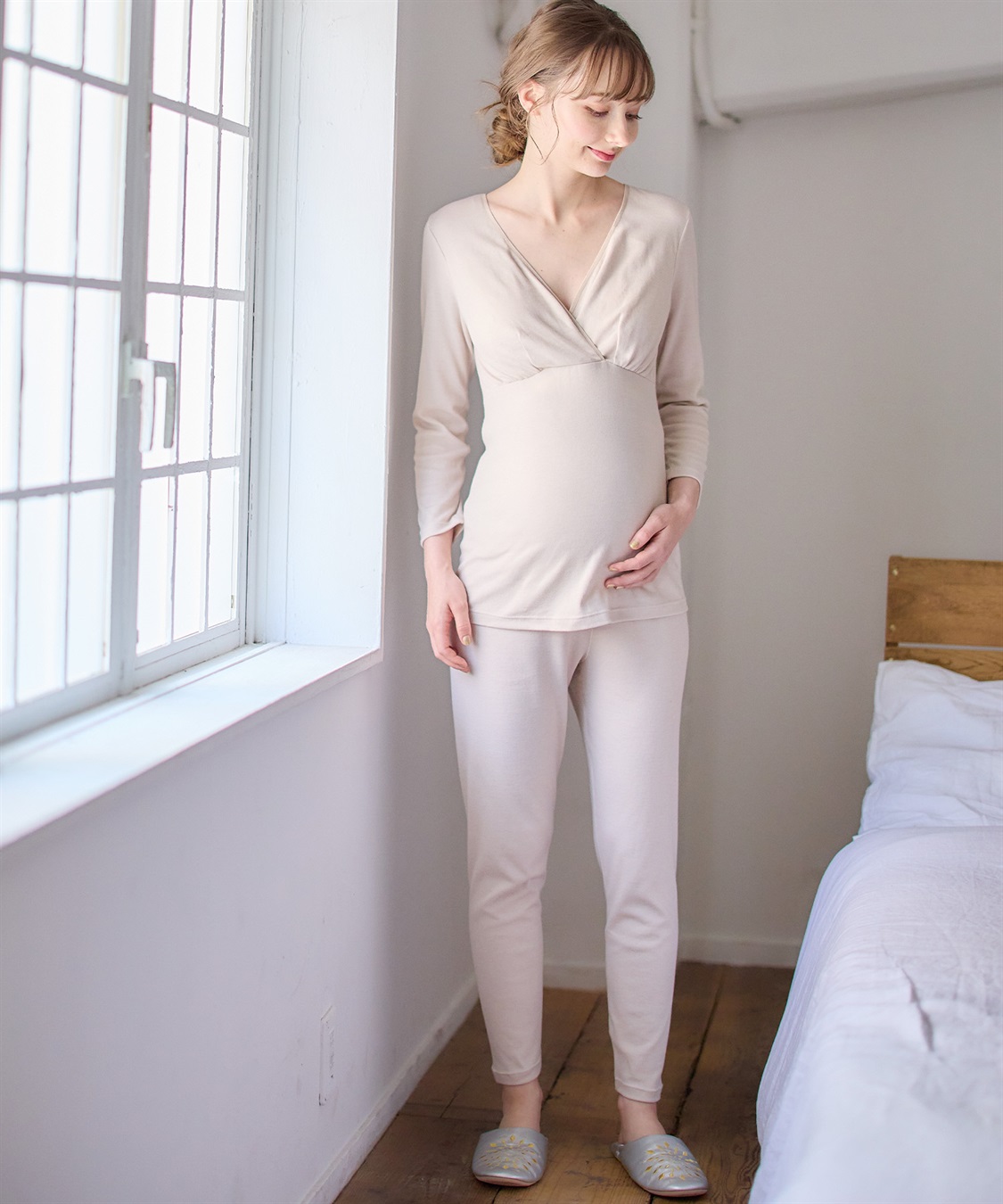 Rosemadame 裏微起毛スムースレギンス（マタニティ）妊婦服 産前・産後対応_sub_22