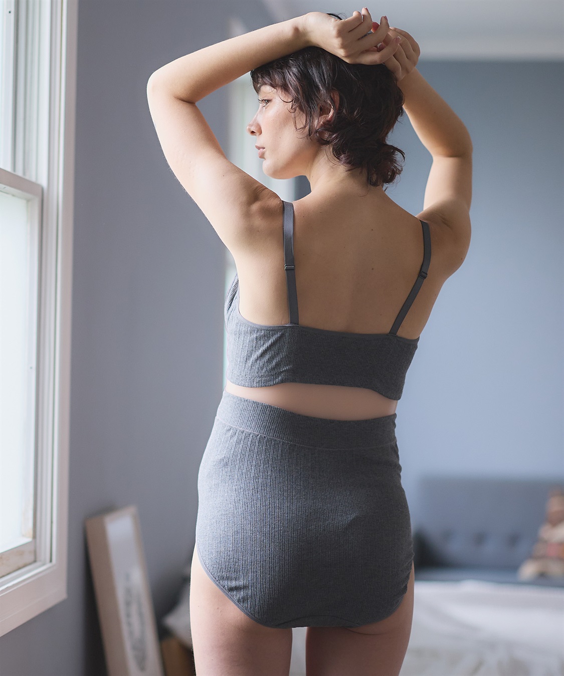 Rosemadame ランダムリブマタニティショーツ（マタニティ/授乳服）入院準備 出産準備 産前 産後_sub_7