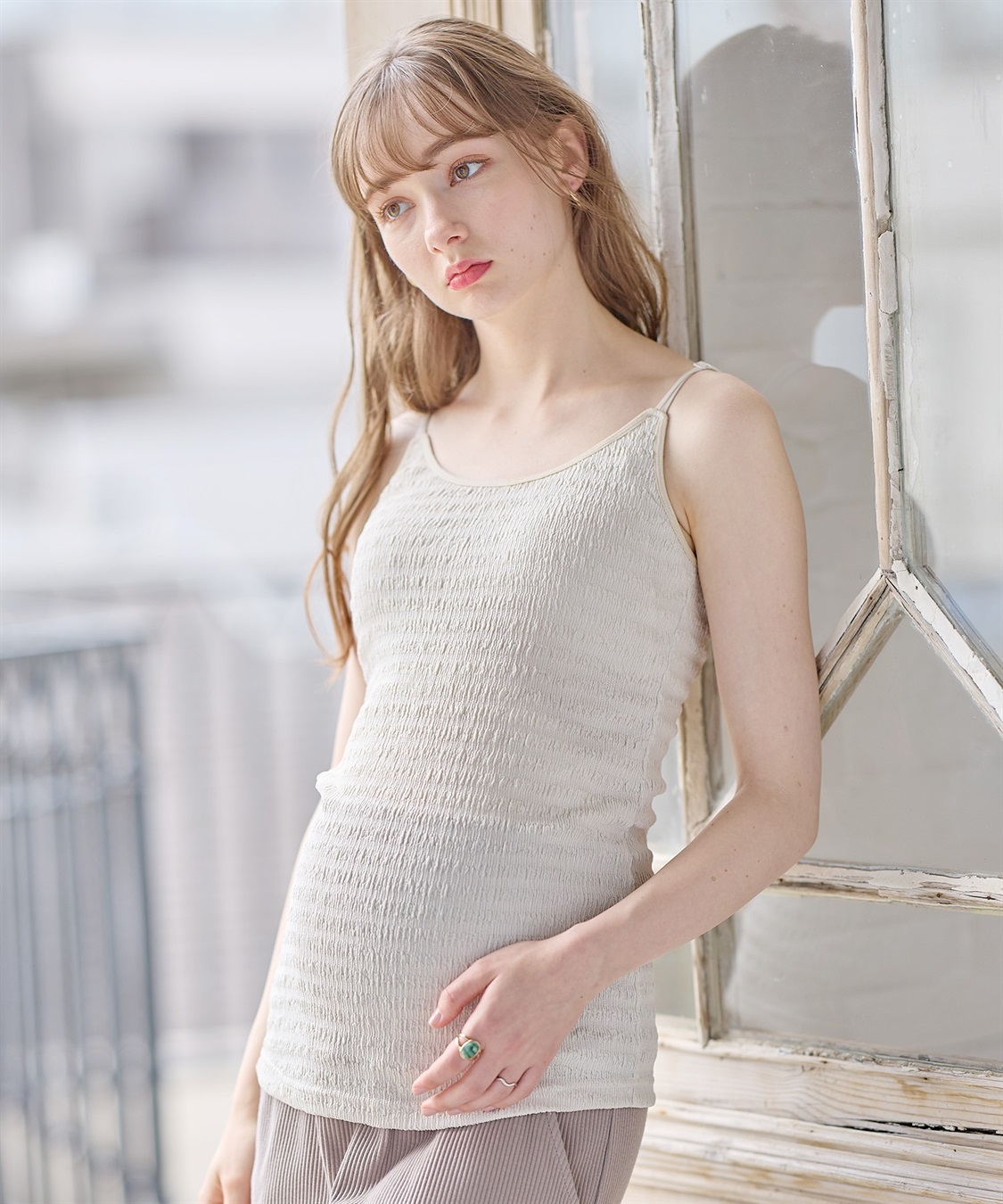 Rosemadame 肩紐のびのび授乳キャミソール_sub_24