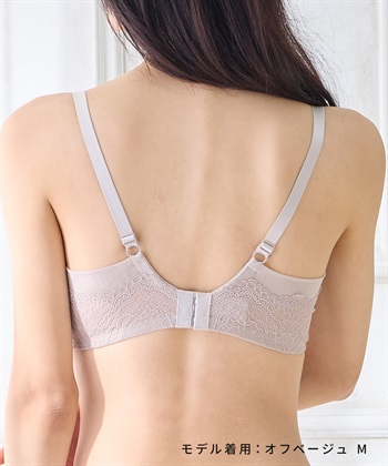 Rosemadame サイドシュッと！きちんと感。お仕事にぴったり授乳ブラ(マタニティブラジャー/ノンワイヤー/ストラップオープン/パワーネット×レース産前・産後対応）_subthumb_26