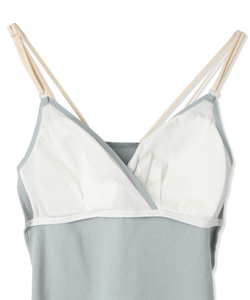 Rosemadame ストレッチリブ クロスオープン授乳キャミ(マタニティキャミソール/カシュクール/ノンワイヤー/肩紐調節可/産前・産後対応）_subthumb_22