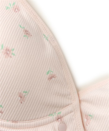 Rosemadame ストレッチリブ 小花柄クロスオープン授乳ブラ(マタニティブラジャー/フラワープリント/ノンワイヤー/肩紐調節可/産前・産後対応）_subthumb_20