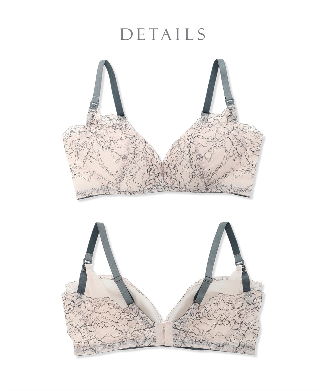 Rosemadame リッチレース ノンワイヤー授乳ブラ_sub_23