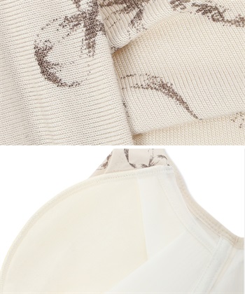 Rosemadame レーヨンベア天竺リボン柄・無地　授乳ブラ_subthumb_27