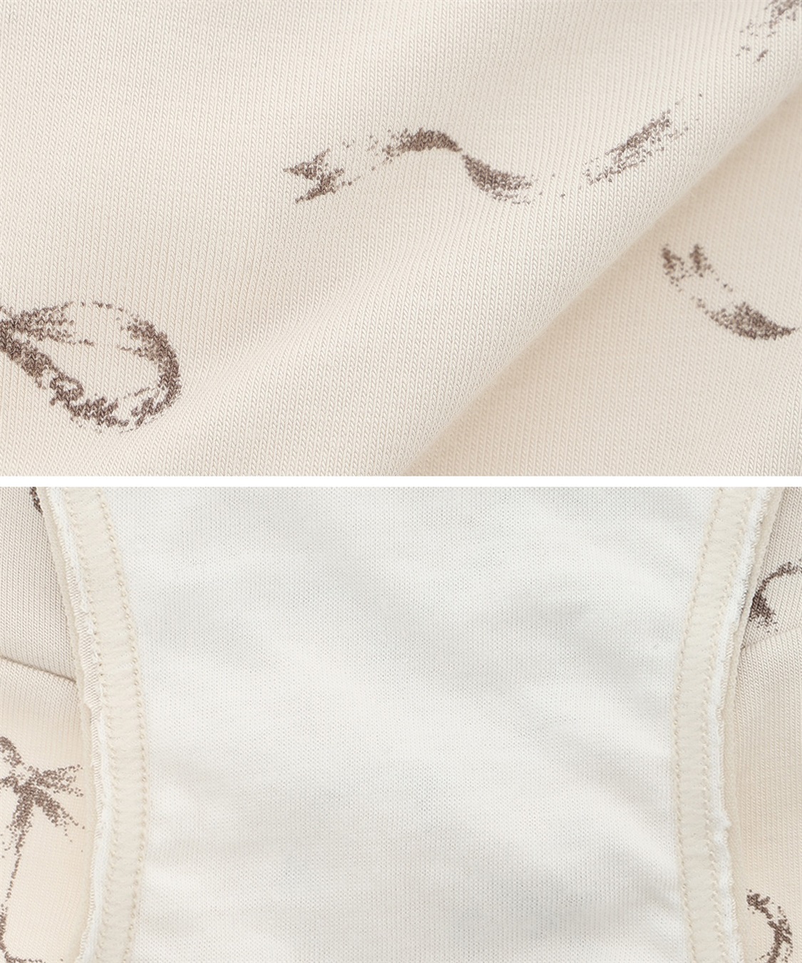 Rosemadame レーヨンベア天竺リボン柄・無地　浅ばきショーツ_sub_25