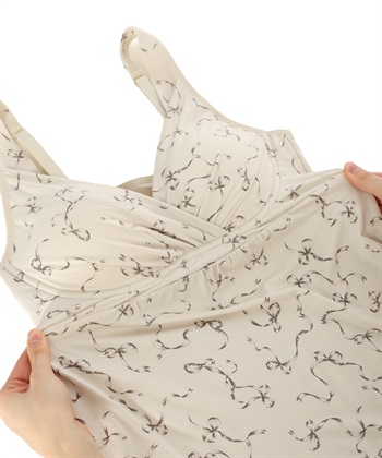 Rosemadame レーヨンベア天竺リボン柄・無地　授乳キャミソール_subthumb_21