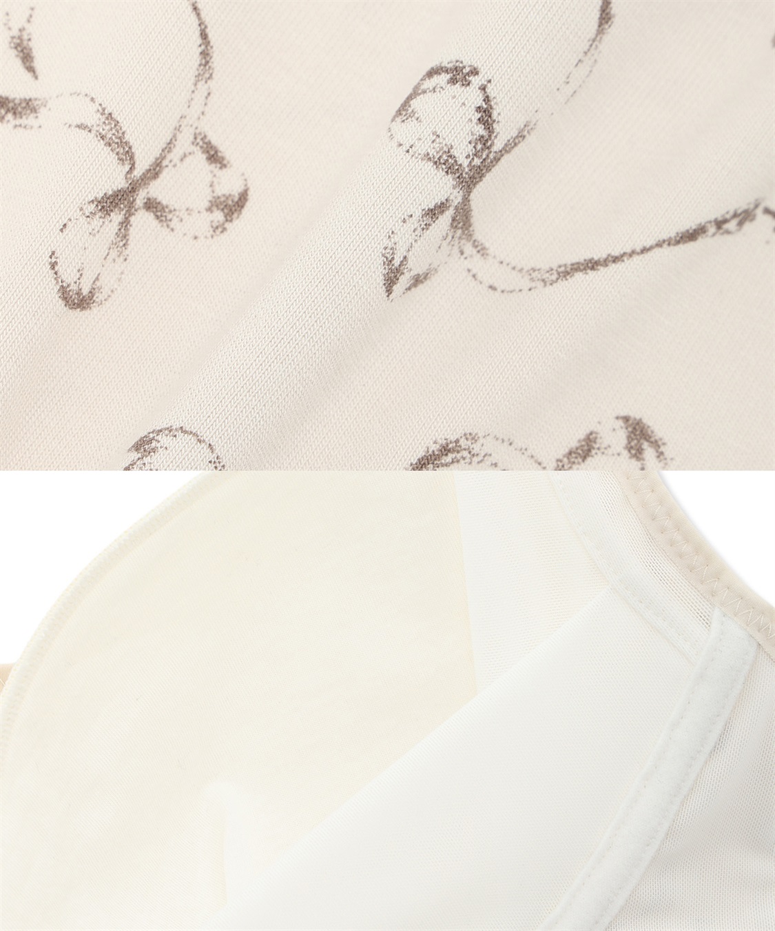 Rosemadame レーヨンベア天竺リボン柄・無地　授乳キャミソール_sub_26