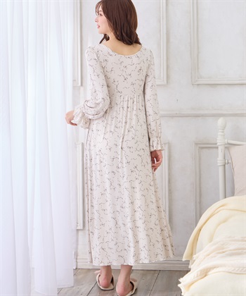 Rosemadame レーヨンベア天竺リボン柄・無地　授乳ブラ付きネグリジェ/ルームワンピース_subthumb_9