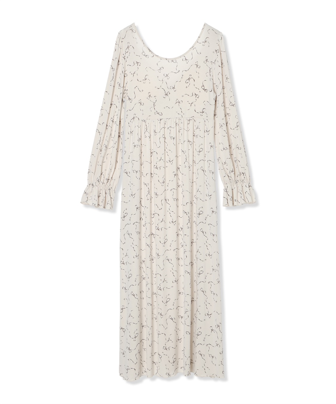 Rosemadame レーヨンベア天竺リボン柄・無地　授乳ブラ付きネグリジェ/ルームワンピース_sub_16