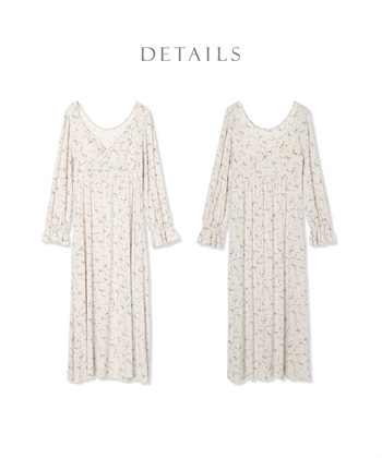 Rosemadame レーヨンベア天竺リボン柄・無地　授乳ブラ付きネグリジェ/ルームワンピース_subthumb_25