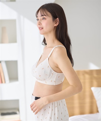 Rosemadame ワッフル風アイス柄クロスオープン授乳ブラジャー_subthumb_2