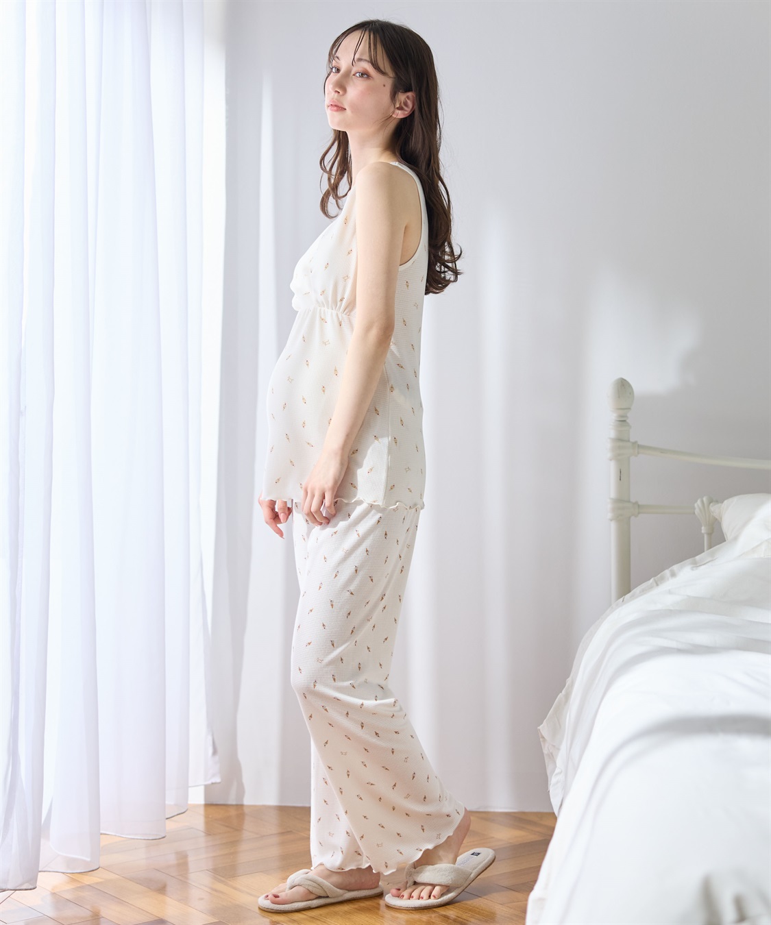 Rosemadame ワッフル風アイス柄授乳タンクトップ_sub_4