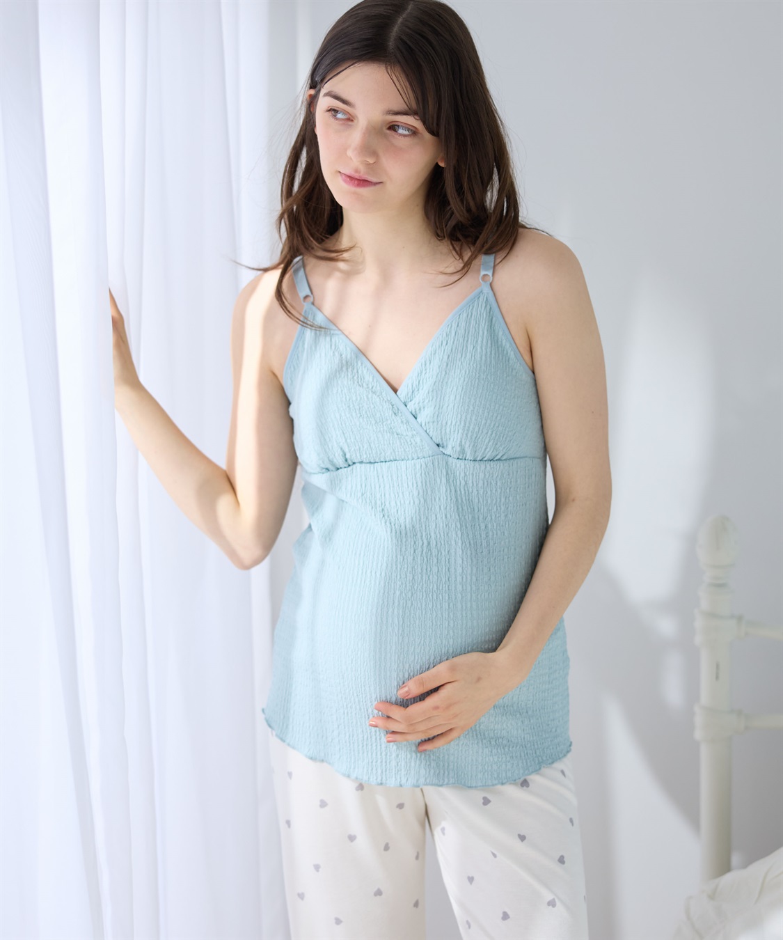 Rosemadame ふくれジャガード授乳キャミソール_sub_2