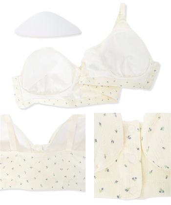 Rosemadame パターンメッシュ小花柄 授乳ブラジャー_subthumb_24