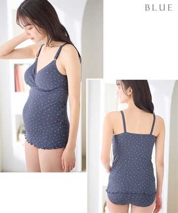 Rosemadame パターンメッシュ小花柄 授乳キャミソール_subthumb_21