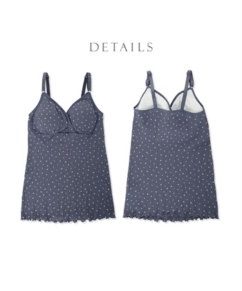 Rosemadame パターンメッシュ小花柄 授乳キャミソール_subthumb_23