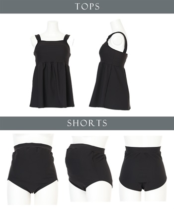Rosemadame マタニティ水着 3点セット｜体型カバー タンキニ ショートパンツ付き 産前産後対応_subthumb_19