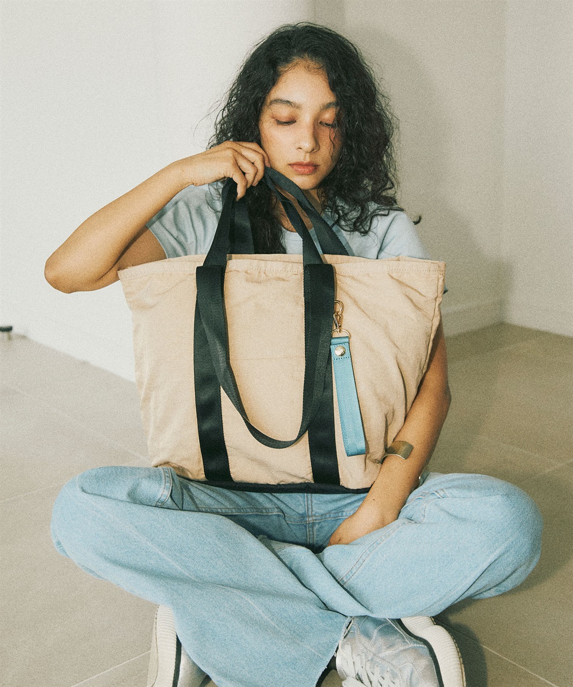 TRIP.INN】2WAY 目隠しポケット付ビッグトートバッグ Life Style by