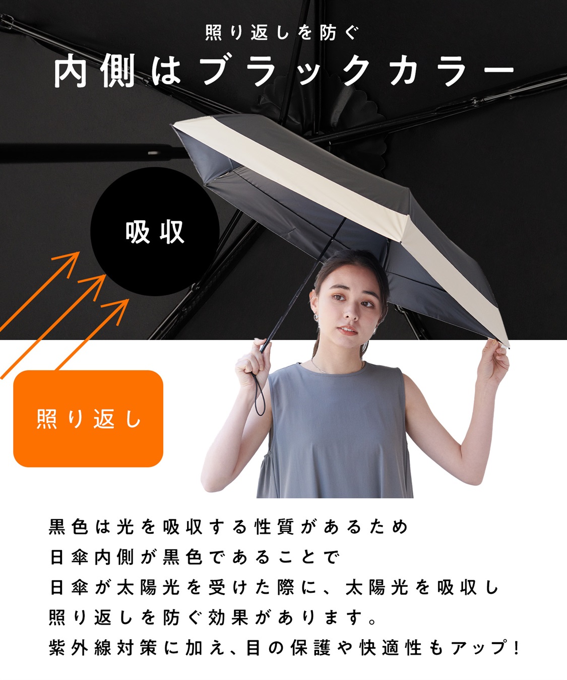 Life Style by cross marche 【TRIP.INN】晴雨兼用折り畳み傘_sub_3