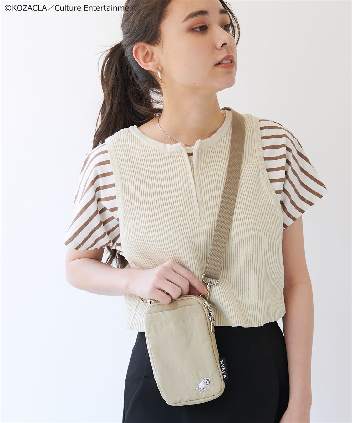 Life Style by cross marche 【NEKONOBA】NYASA撥水スマホショルダー_sub_5