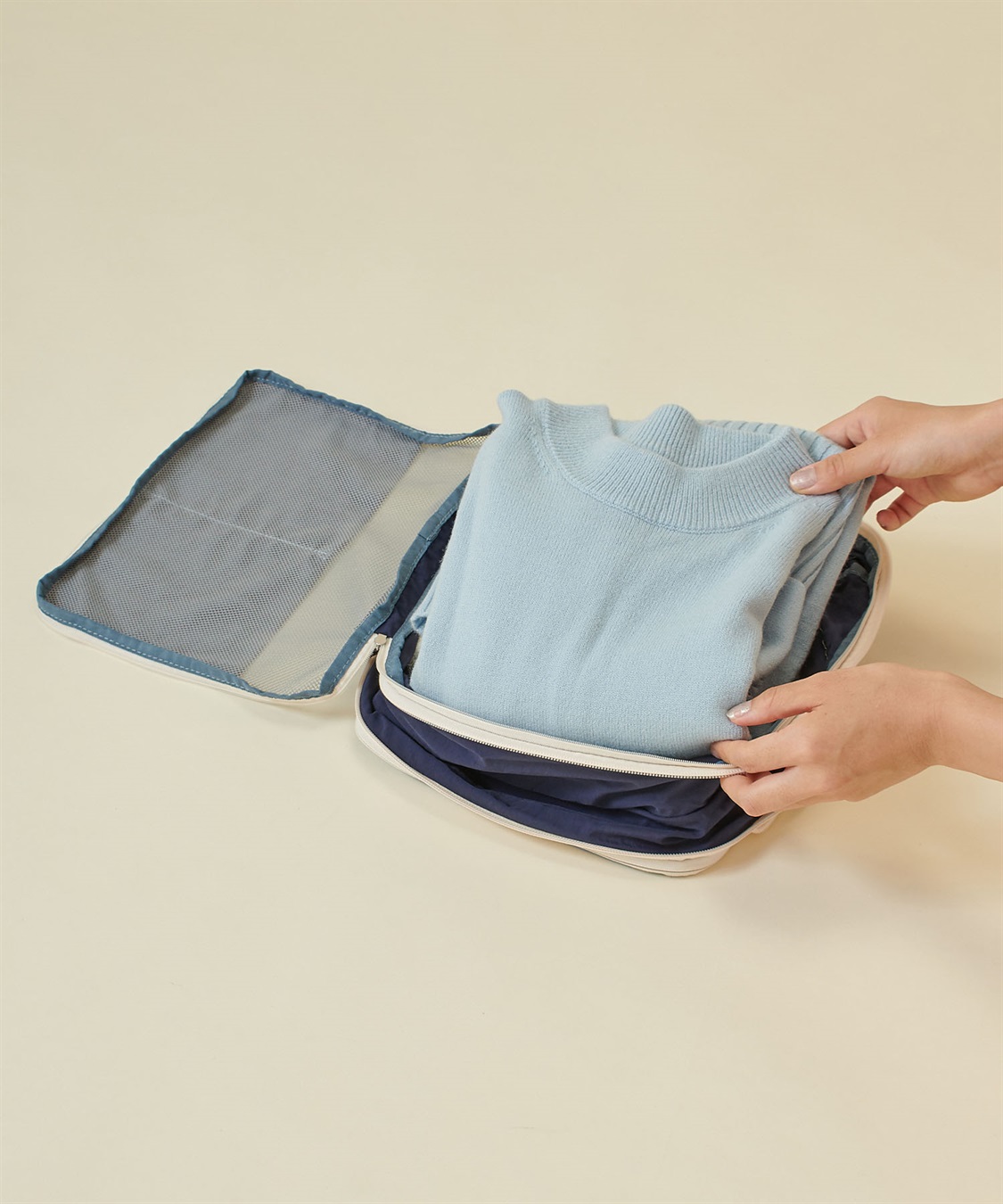 Life Style by cross marche 【TRIP.INN】　圧縮消臭ポーチ　M_sub_9