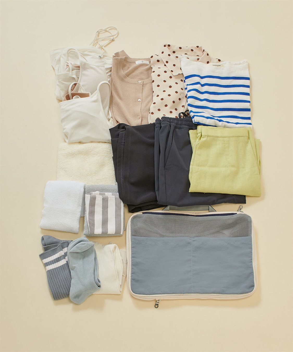 Life Style by cross marche 【TRIP.INN】　圧縮消臭ポーチ　L_sub_9