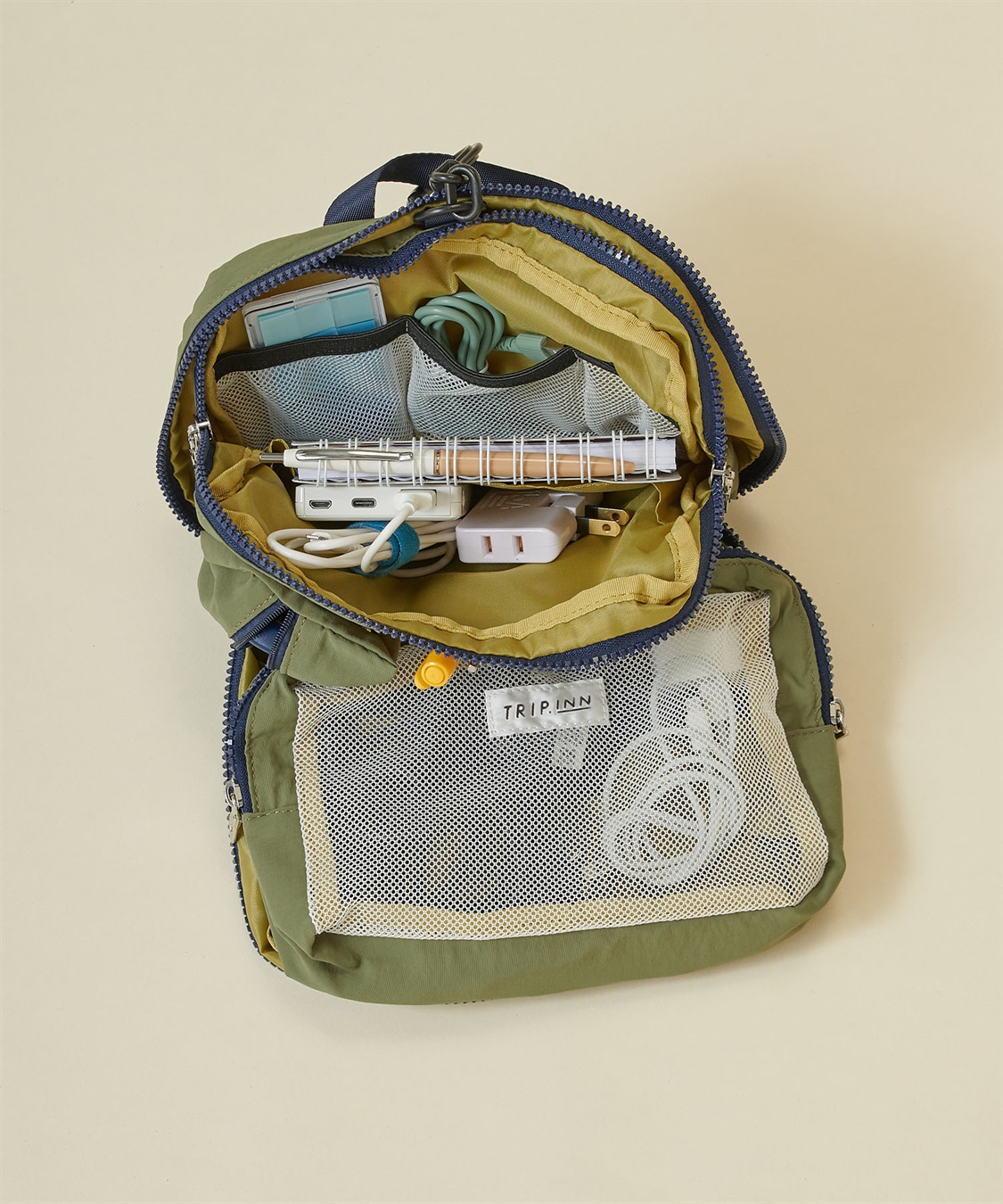 Life Style by cross marche 【TRIP.INN】　軽量パチパチトリップポーチ　M_sub_3