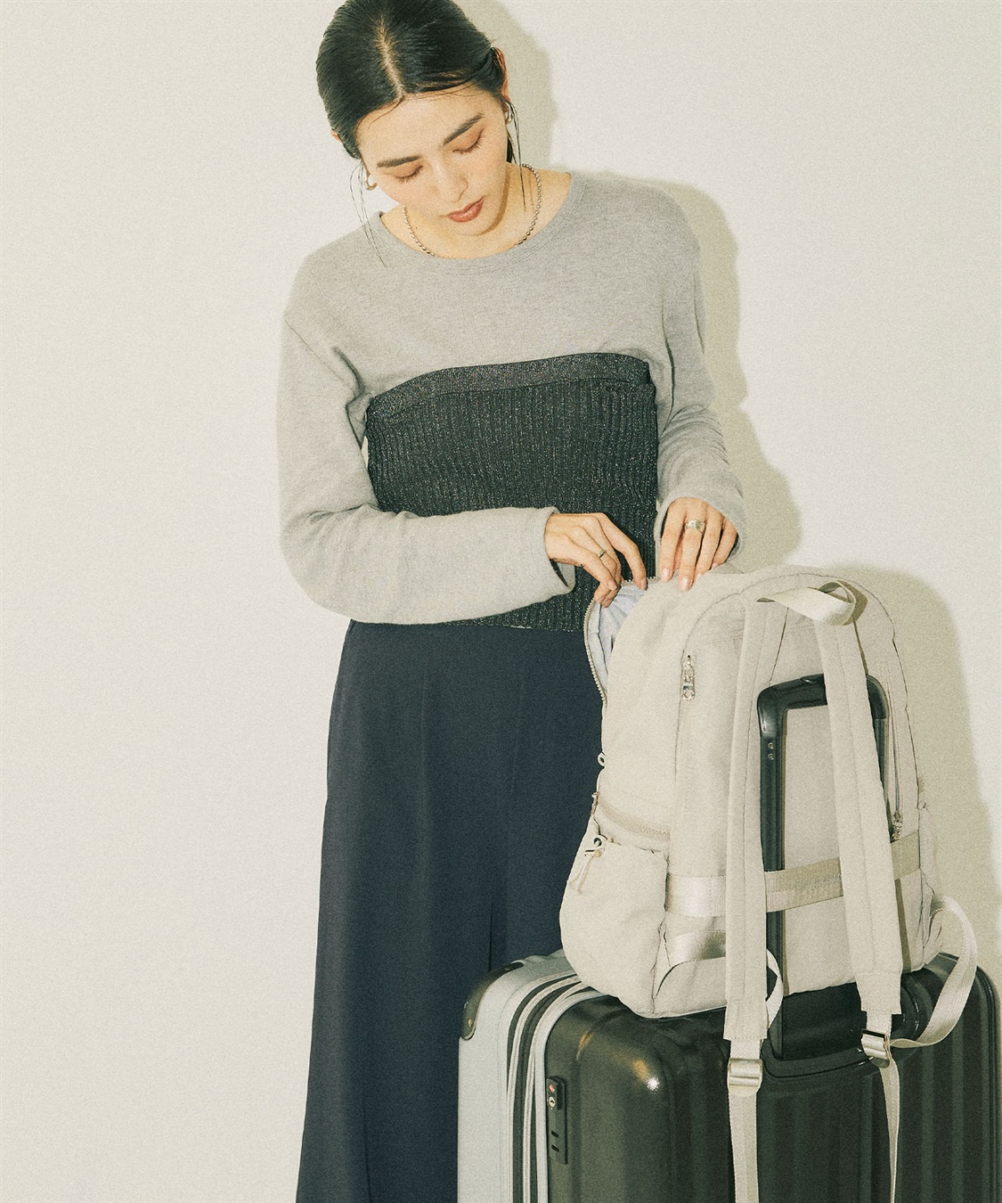 Life Style by cross marche 【TRIP.INN】 ギャザーポケットリュック_sub_11