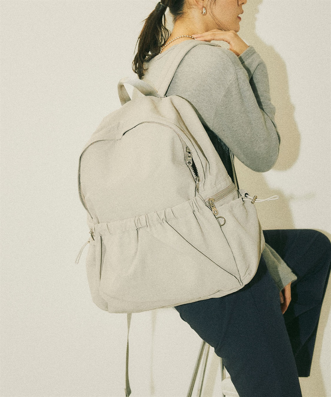 Life Style by cross marche 【TRIP.INN】 ギャザーポケットリュック_sub_18