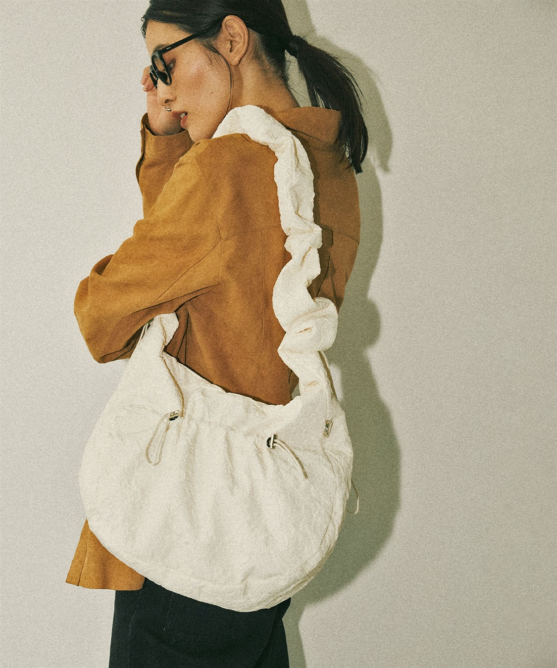 Life Style by cross marche 【TRIP.INN】 ギャザーペーパーライクショルダーバッグ_sub_8