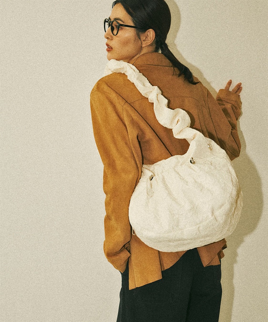 Life Style by cross marche 【TRIP.INN】 ギャザーペーパーライクショルダーバッグ_sub_11