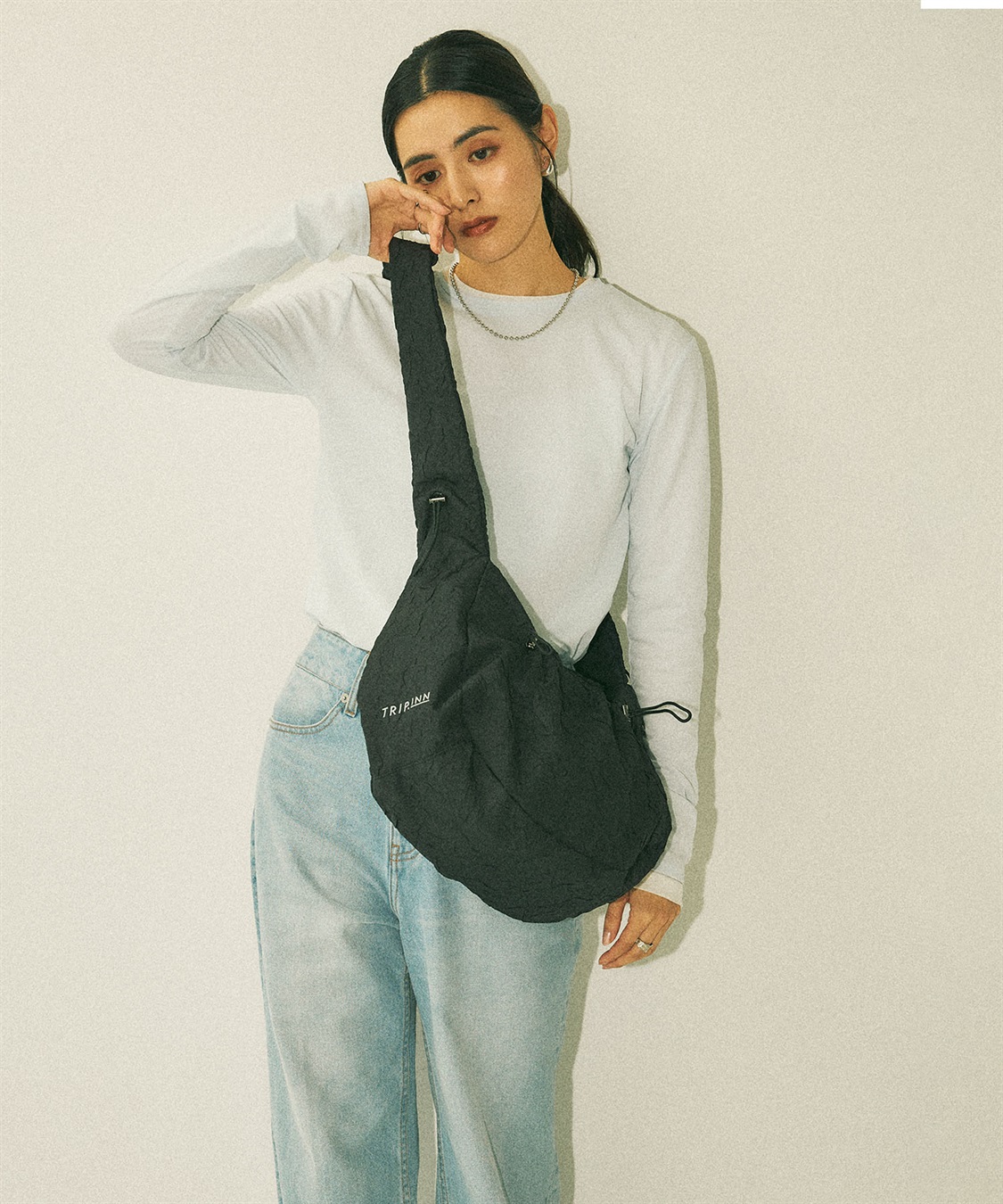 Life Style by cross marche 【TRIP.INN】 ギャザーペーパーライクショルダーバッグ_sub_13