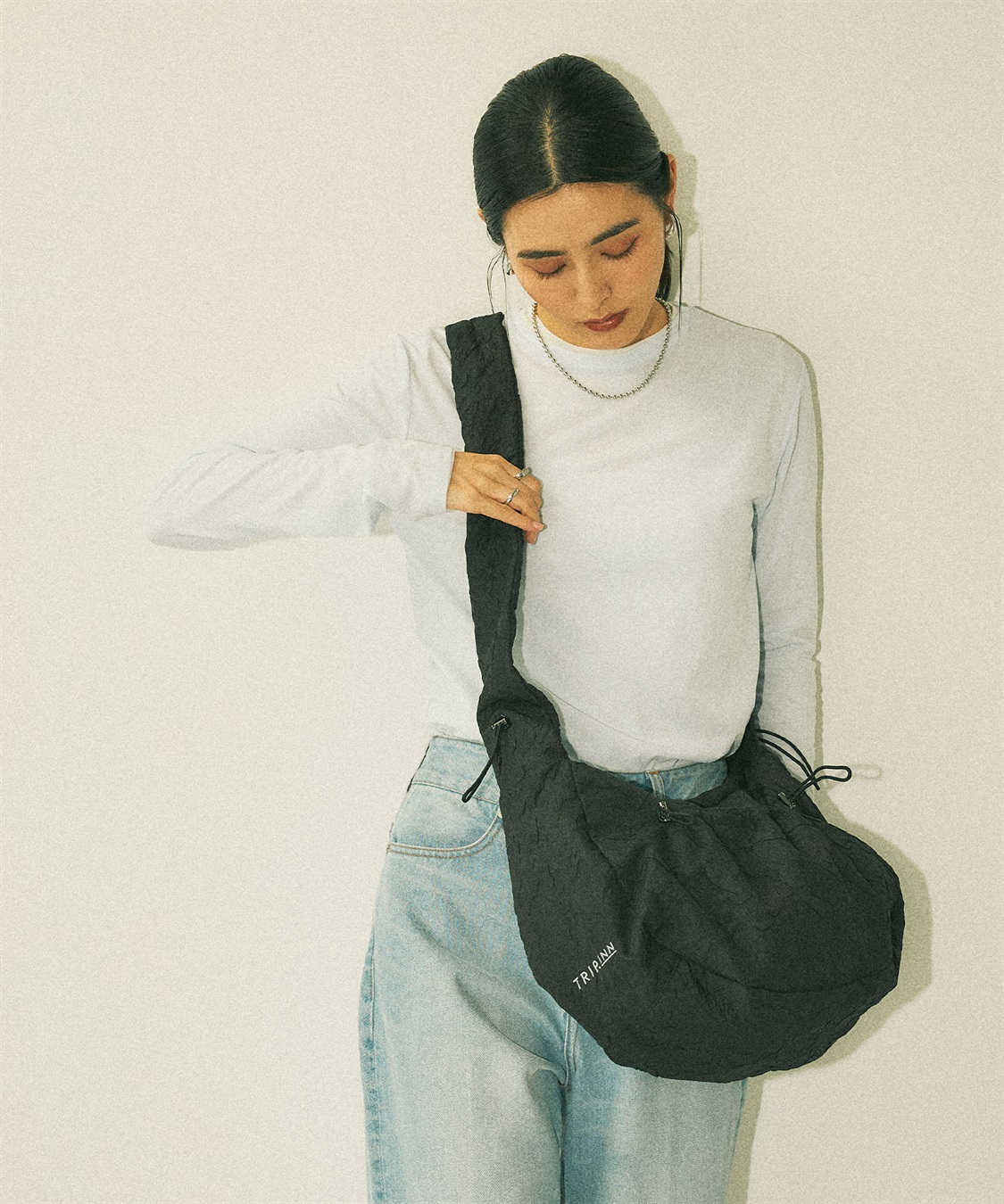 Life Style by cross marche 【TRIP.INN】 ギャザーペーパーライクショルダーバッグ_sub_14