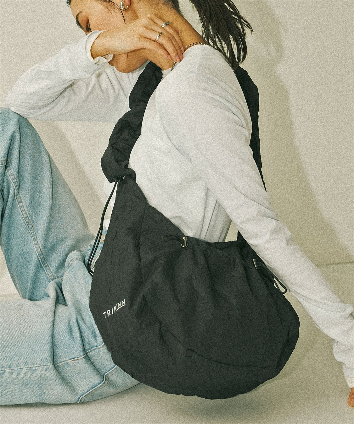 Life Style by cross marche 【TRIP.INN】 ギャザーペーパーライクショルダーバッグ_sub_17