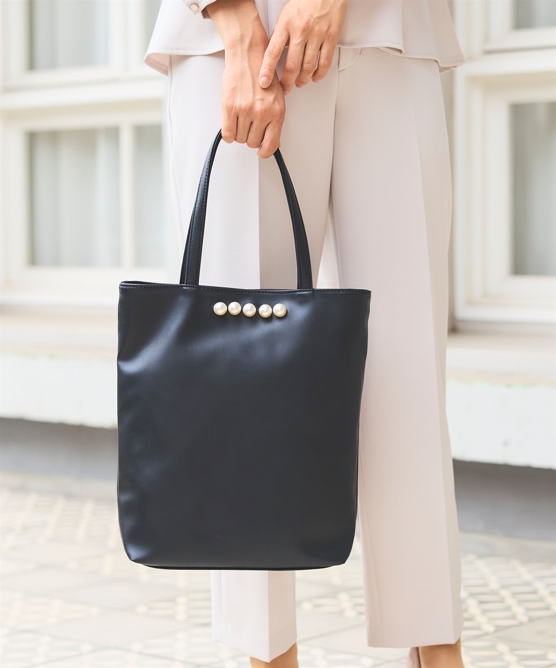 CROSS FUNCTION 正解 パール付きフォーマルトートバッグ【CF/クロスファンクション】_sub_3