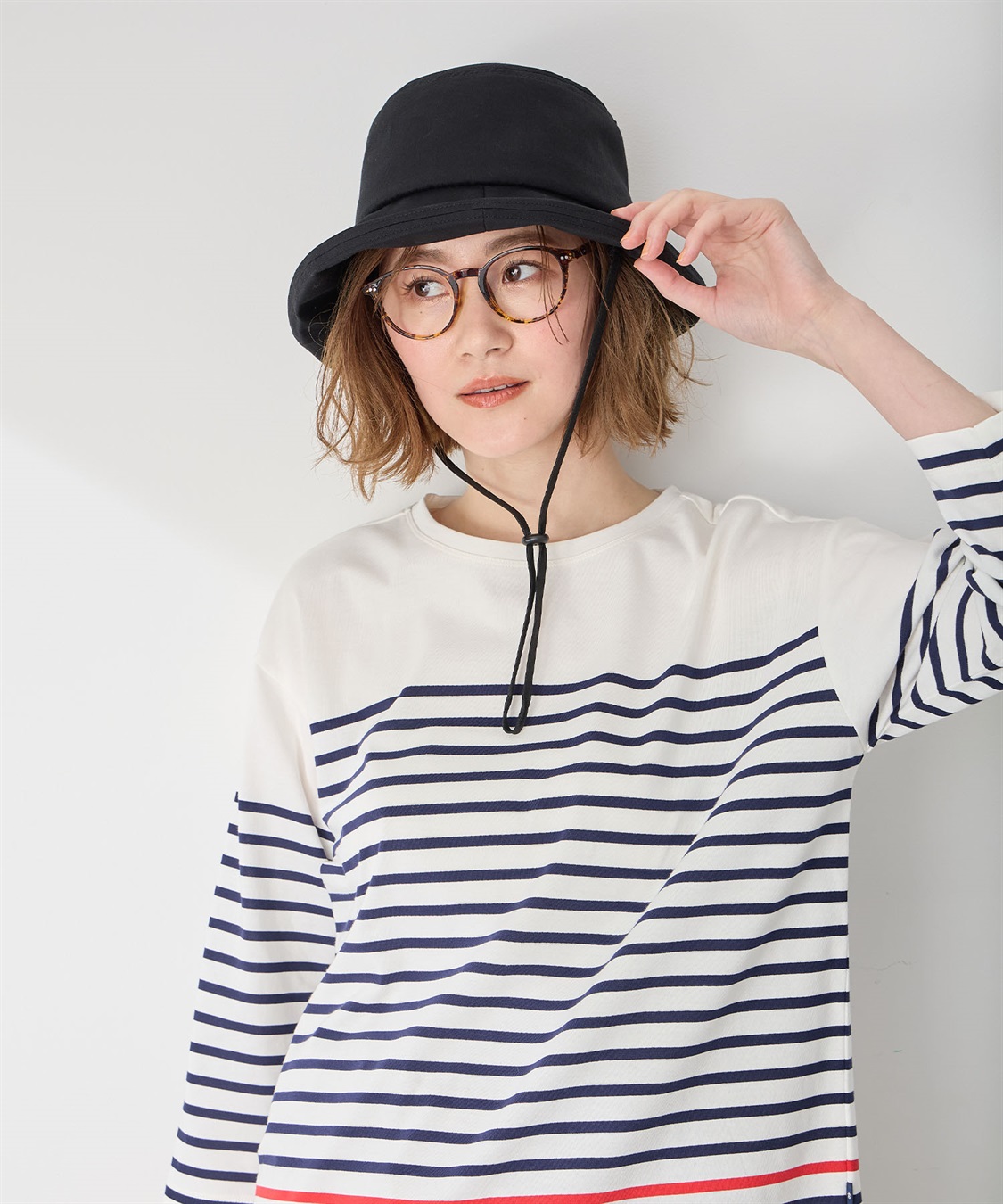 【新品タグ付】UNITED ARROWS ペーパーハット ネイビー UV 40% UNITED ARROWS（ユナイテッドアローズ）の「＜UNITED ARROWS＞PE