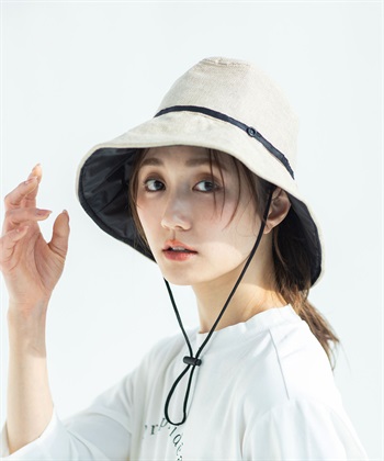 JOIN PARK 【Wpc.】UVカット接触冷感クロッシェハット【バケットハット 帽子 ハット つば部分 完全遮光100％＆完全UVカット100％生地 UPF50+ あご紐付き 日焼け対策 紫外線対策】_subthumb_6