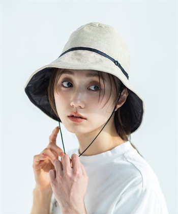 JOIN PARK 【Wpc.】UVカット接触冷感クロッシェハット【バケットハット 帽子 ハット つば部分 完全遮光100％＆完全UVカット100％生地 UPF50+ あご紐付き 日焼け対策 紫外線対策】_subthumb_7