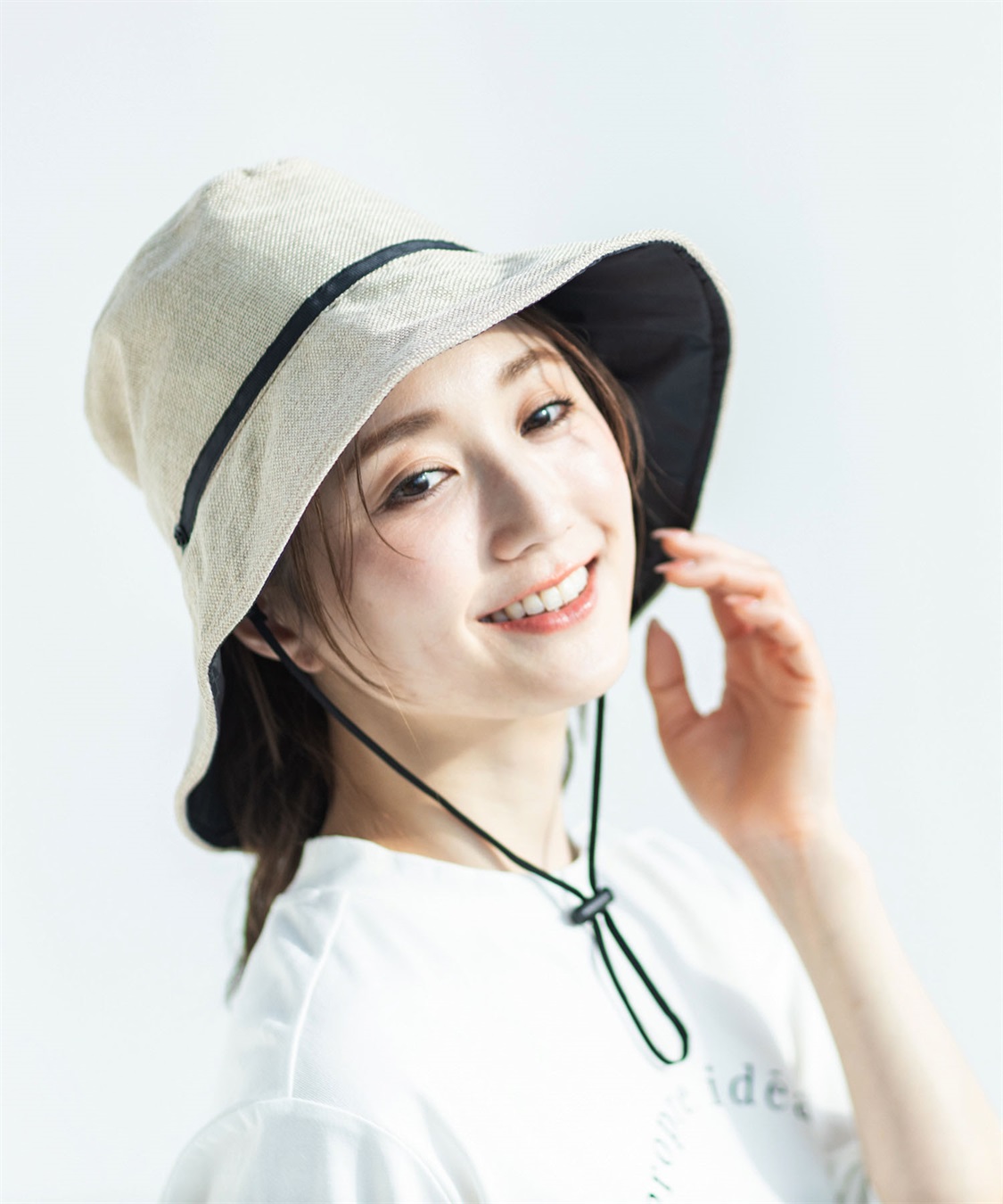 JOIN PARK 【Wpc.】UVカット接触冷感クロッシェハット【バケットハット 帽子 ハット つば部分 完全遮光100％＆完全UVカット100％生地 UPF50+ あご紐付き 日焼け対策 紫外線対策】_sub_9